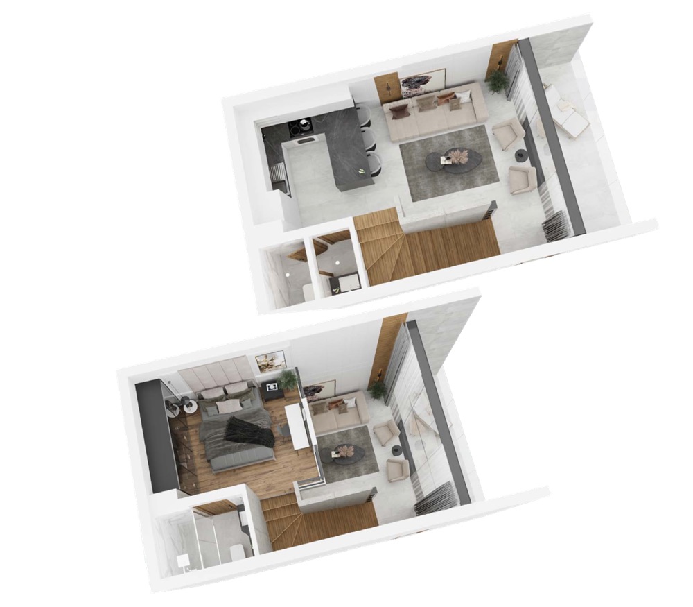 План планування Loft 1+1 · Penthouse