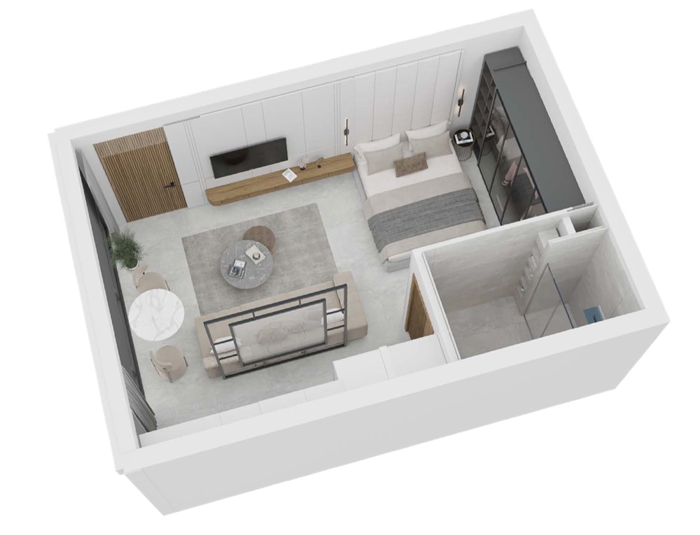 План планування Studio · Penthouse